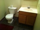 First floor master bathroom